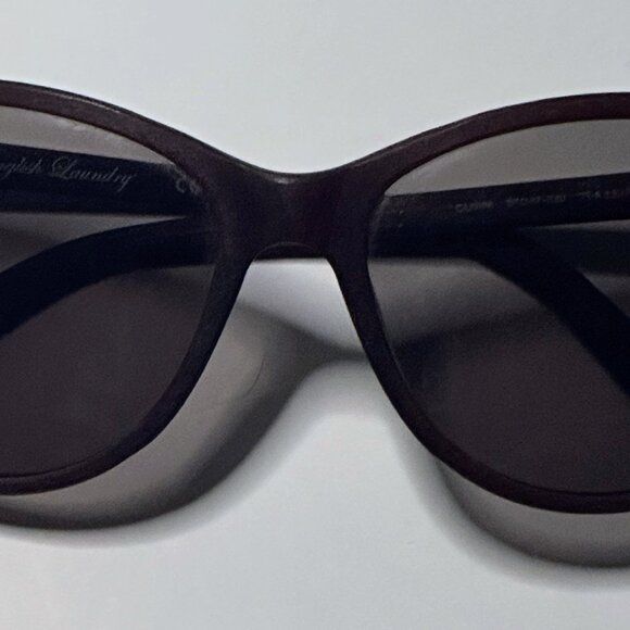 English Laundry Cat Eye Sunglasses – Quinn Tea Leaf Brown - Picture 3 of 9